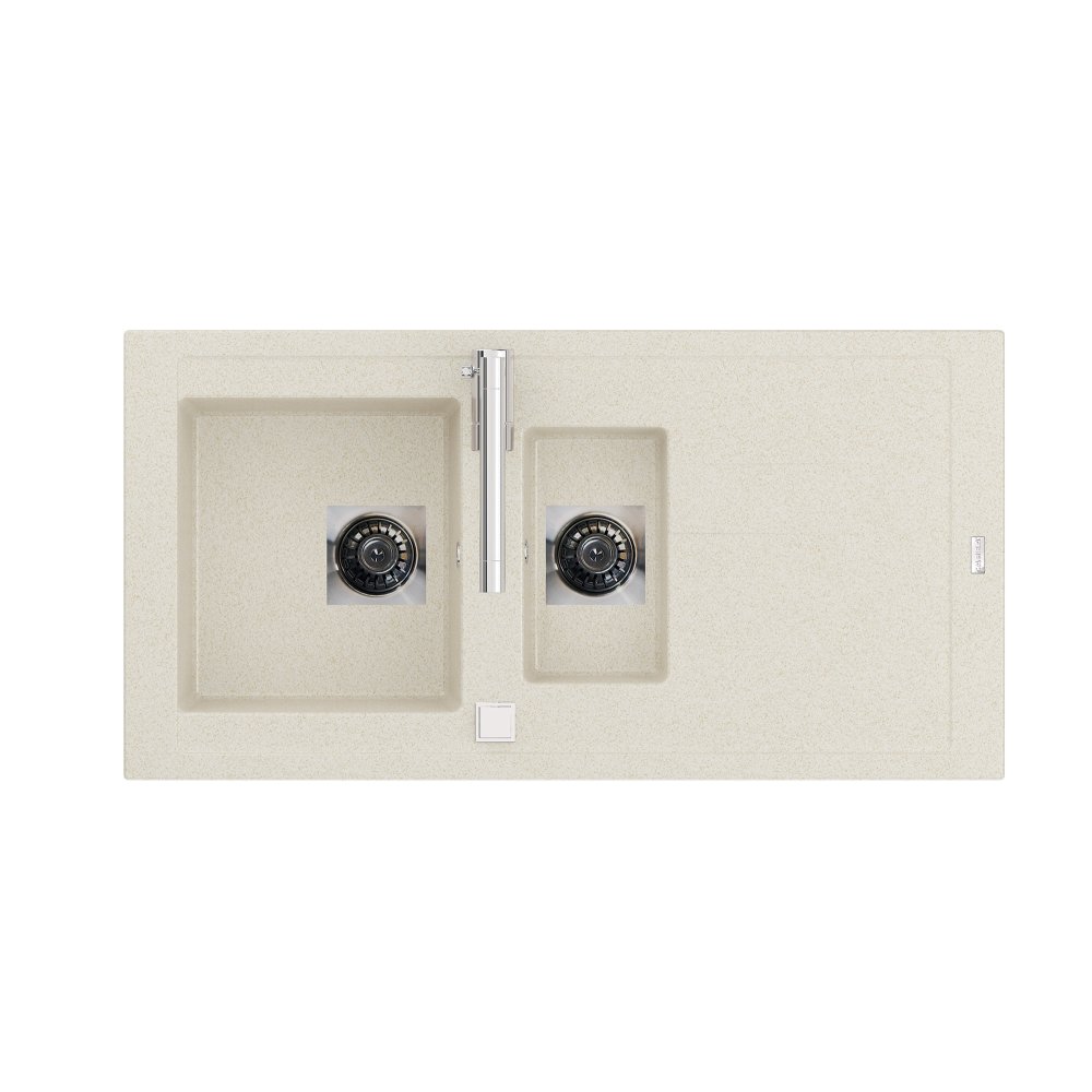Évier à encastrer ARCOS 1,5 cuve sable moucheté